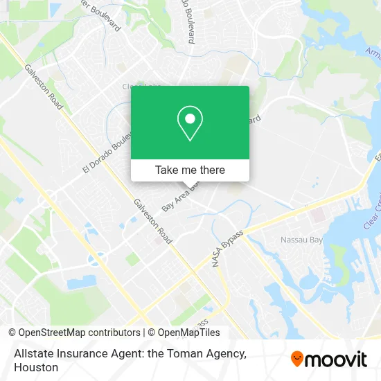 Allstate Insurance Agent: the Toman Agency map