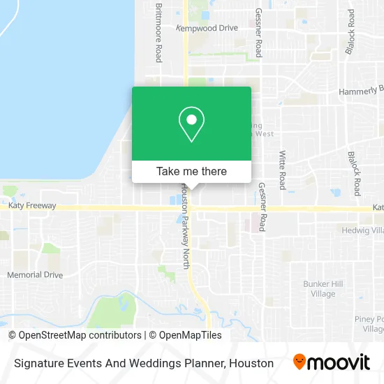 Signature Events And Weddings Planner map