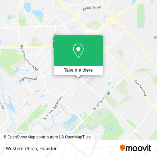 Western Union map
