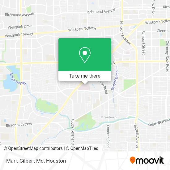 Mark Gilbert Md map