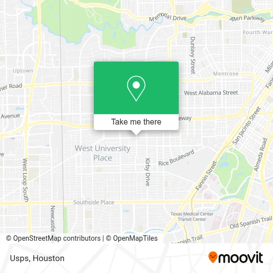 Usps map