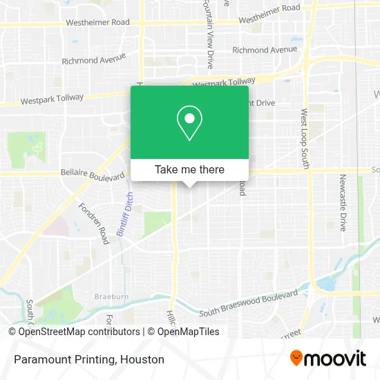 Paramount Printing map