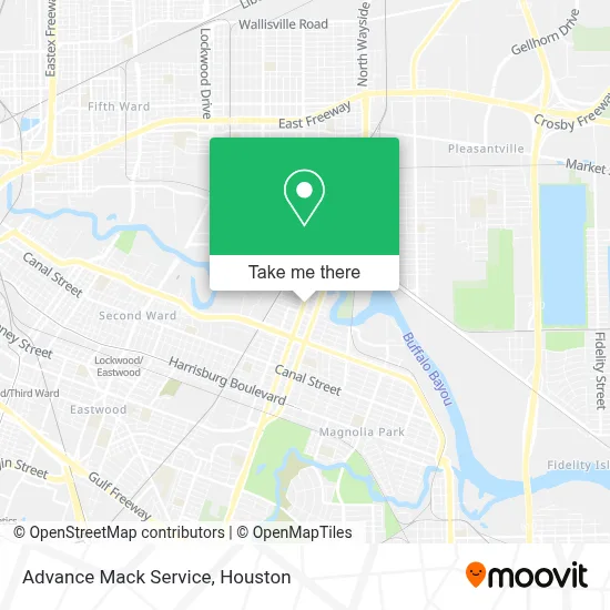 Advance Mack Service map