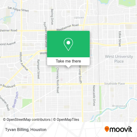 Tyvan Billing map