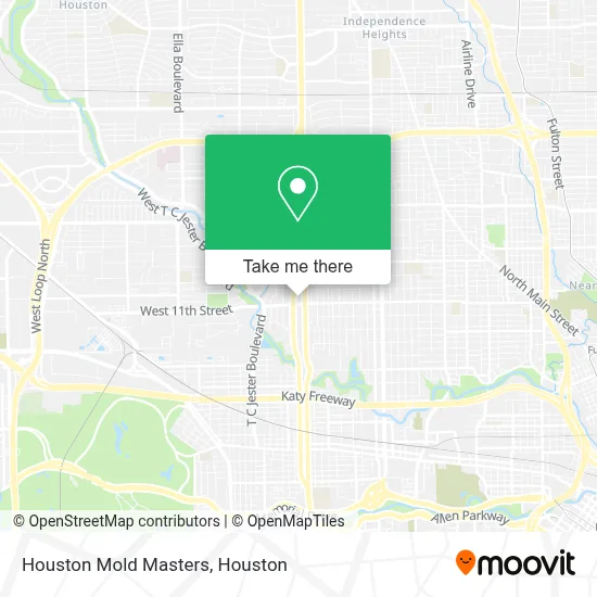 Houston Mold Masters map