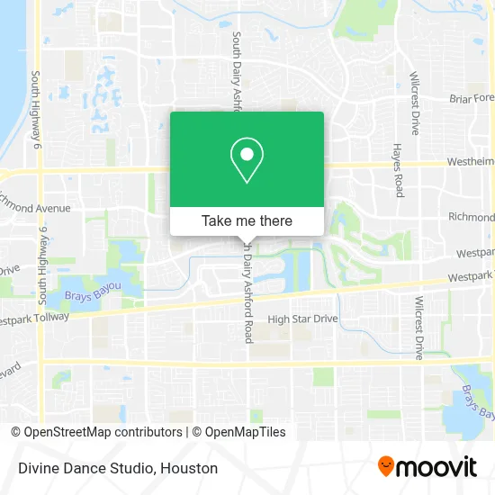 Divine Dance Studio map