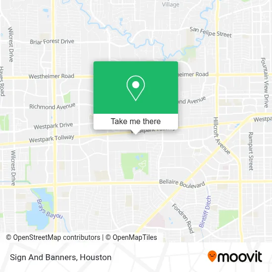 Sign And Banners map
