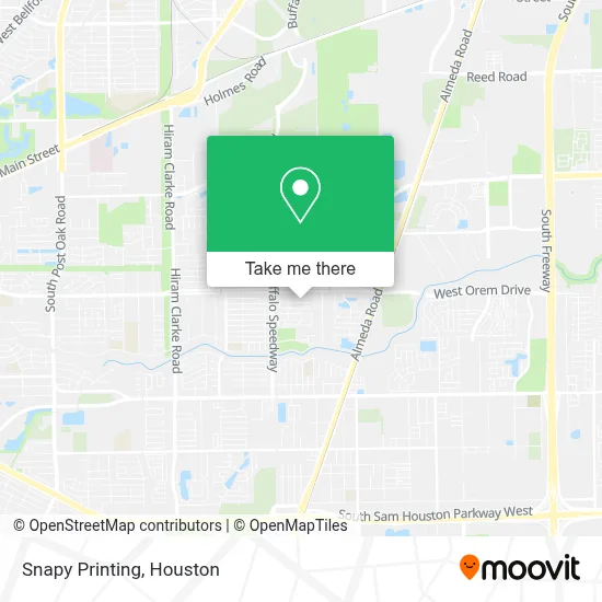 Snapy Printing map
