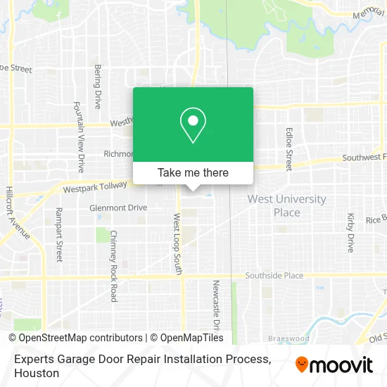 Experts Garage Door Repair Installation Process map