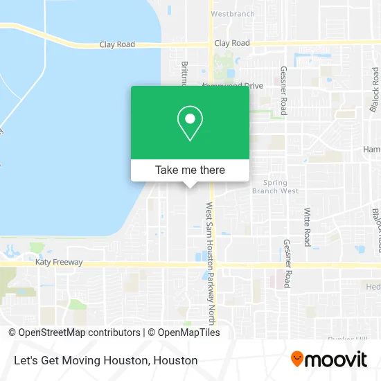 Let's Get Moving Houston map
