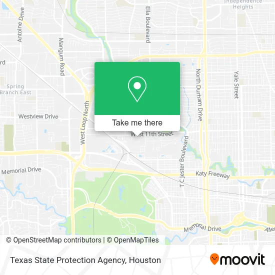 Texas State Protection Agency map