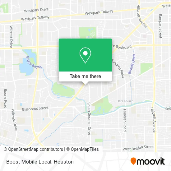Boost Mobile Local map