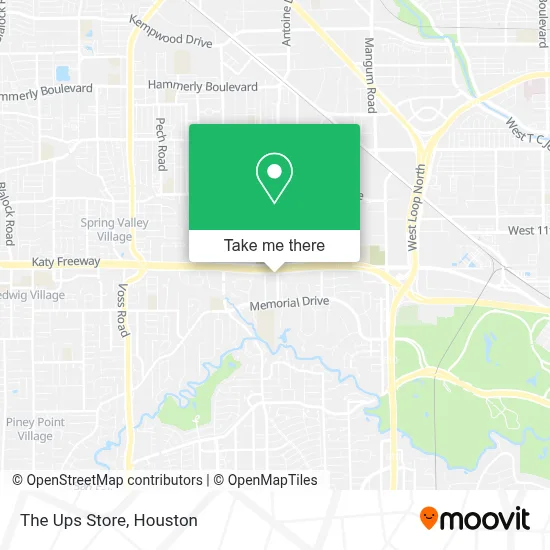 The Ups Store map