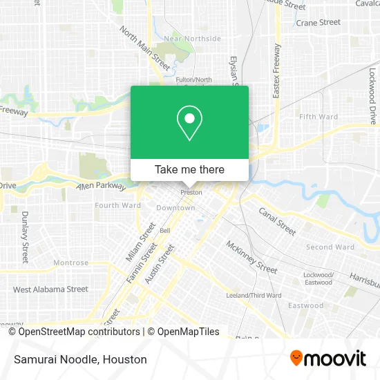 Samurai Noodle map