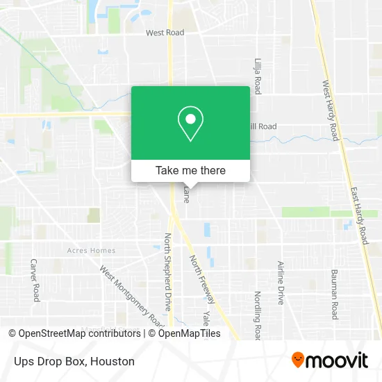 Ups Drop Box map