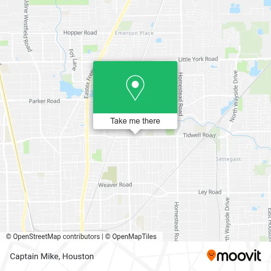 Captain Mike map