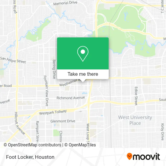 Foot Locker map