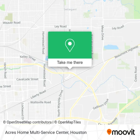 Acres Home Multi-Service Center map
