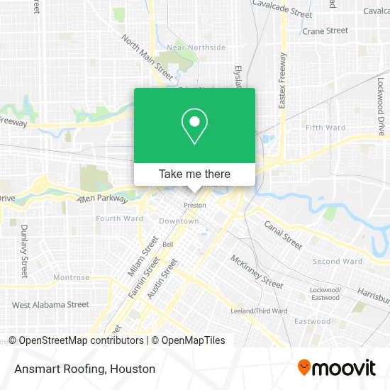 Ansmart Roofing map