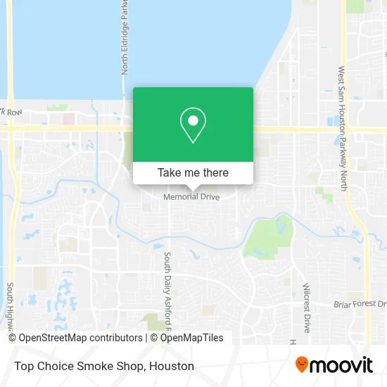 Top Choice Smoke Shop map