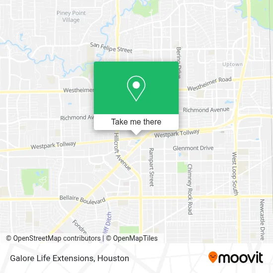 Galore Life Extensions map