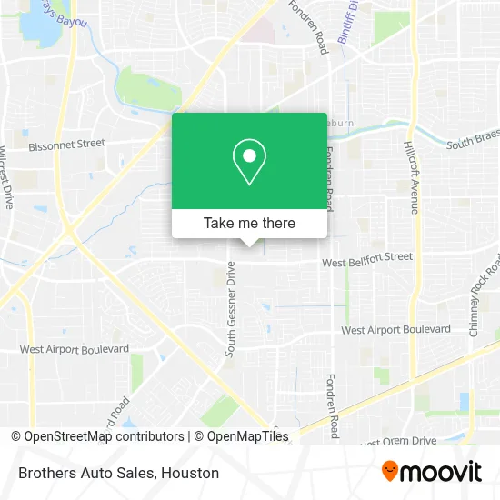 Brothers  Auto Sales map