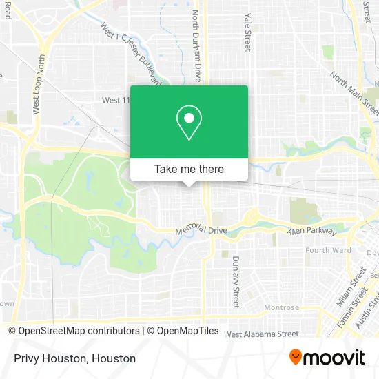 Privy Houston map
