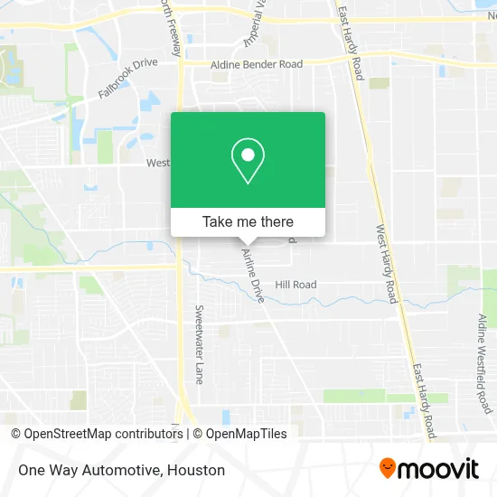 One Way Automotive map