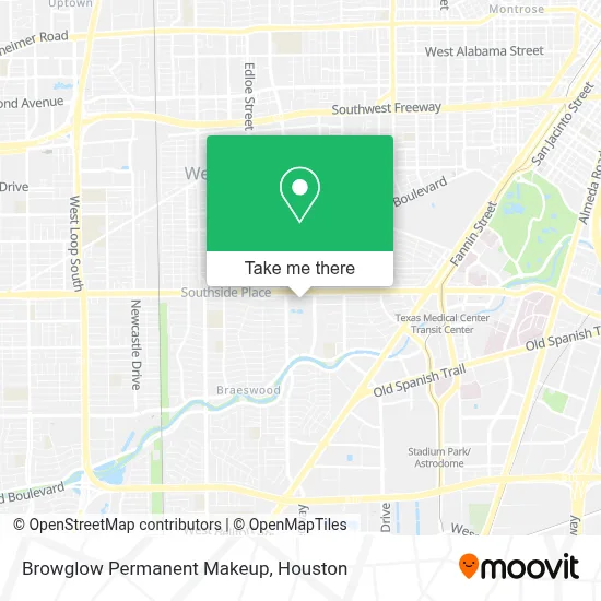 Browglow Permanent Makeup map
