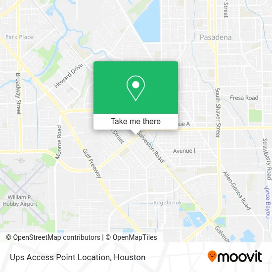 Ups Access Point Location map