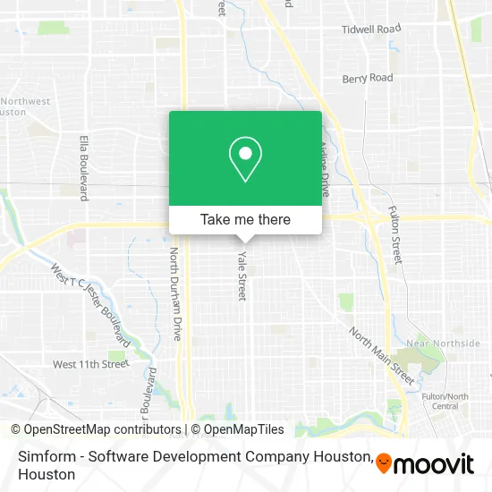 Simform - Software Development Company Houston map