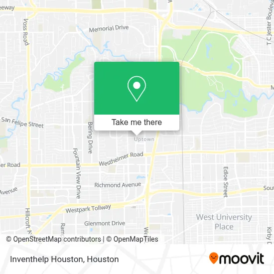 Inventhelp Houston map