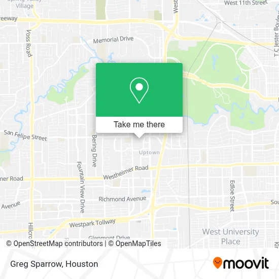 Greg Sparrow map