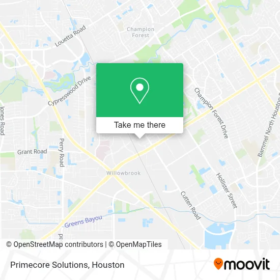 Primecore Solutions map