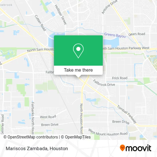 Mariscos Zambada map