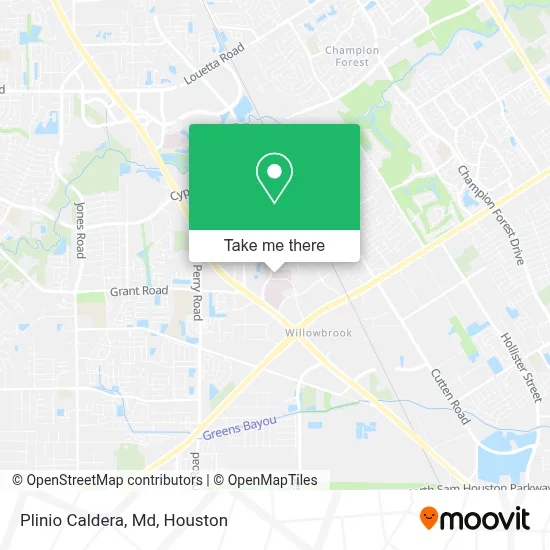 Plinio Caldera, Md map