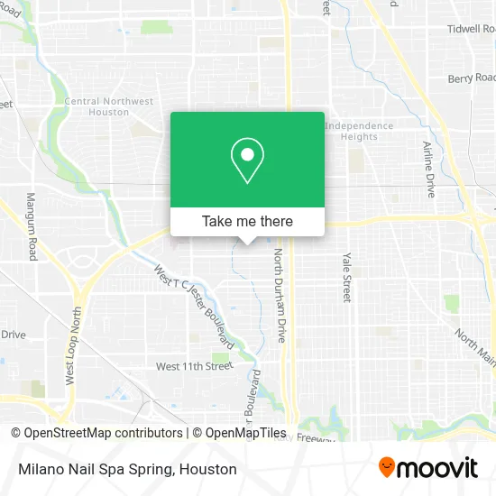 Milano Nail Spa Spring map