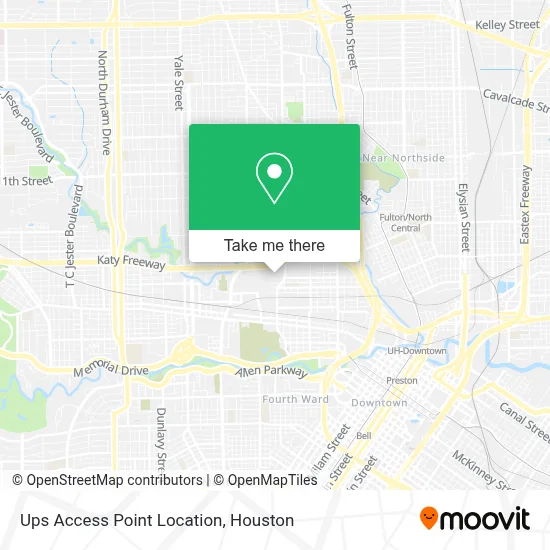 Ups Access Point Location map