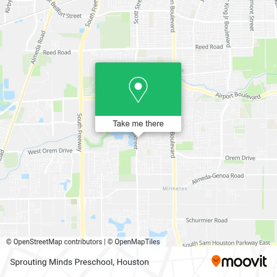 Sprouting Minds Preschool map