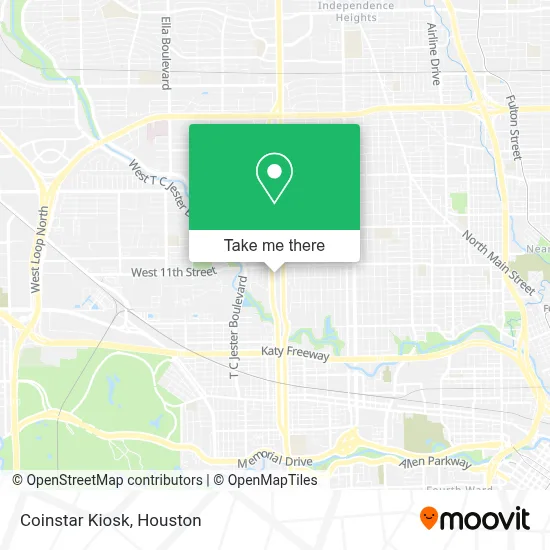 Coinstar Kiosk map