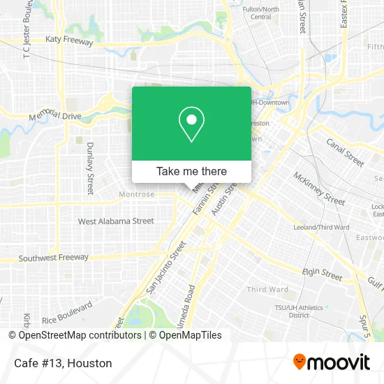 Cafe #13 map
