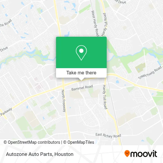 Autozone Auto Parts map