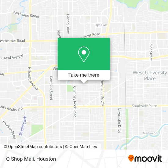 Q Shop Mali map