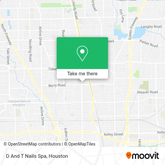D And T Nails Spa map