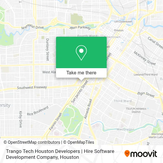 Trango Tech Houston Developers | Hire Software Development Company map