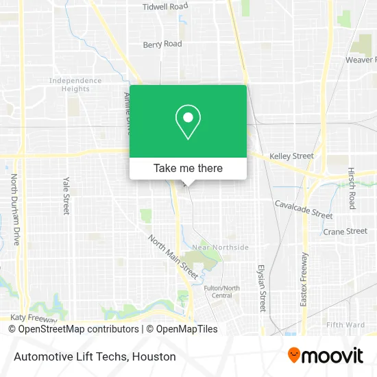 Automotive Lift Techs map