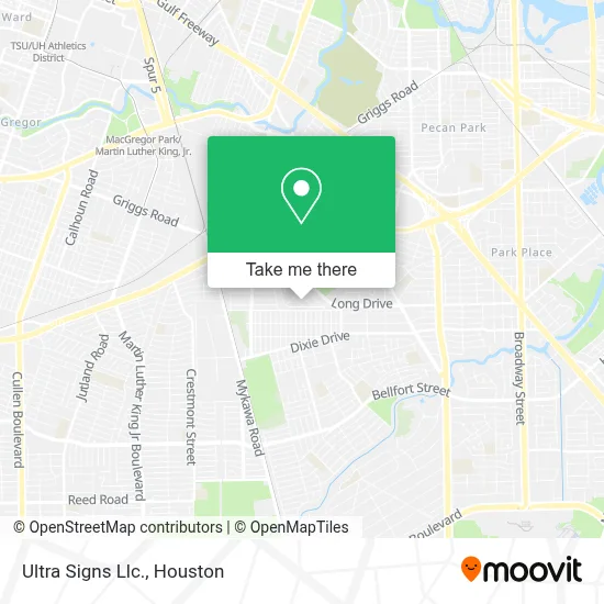 Ultra Signs Llc. map