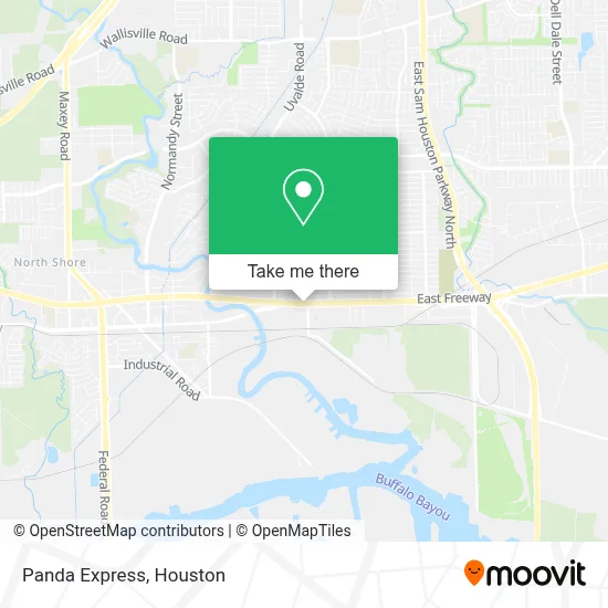 Panda Express map