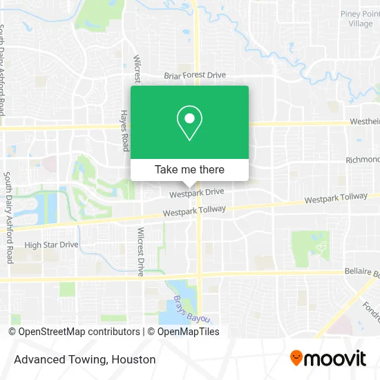 Advanced Towing map