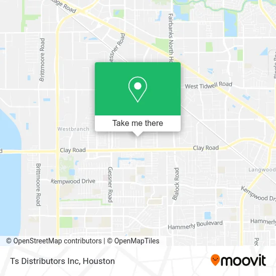 Ts Distributors Inc map